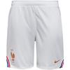 Nike FRANKREICH WM 2026 STADIUM HOME Fu&szlig;ballshorts Kinder - white-metallic copper