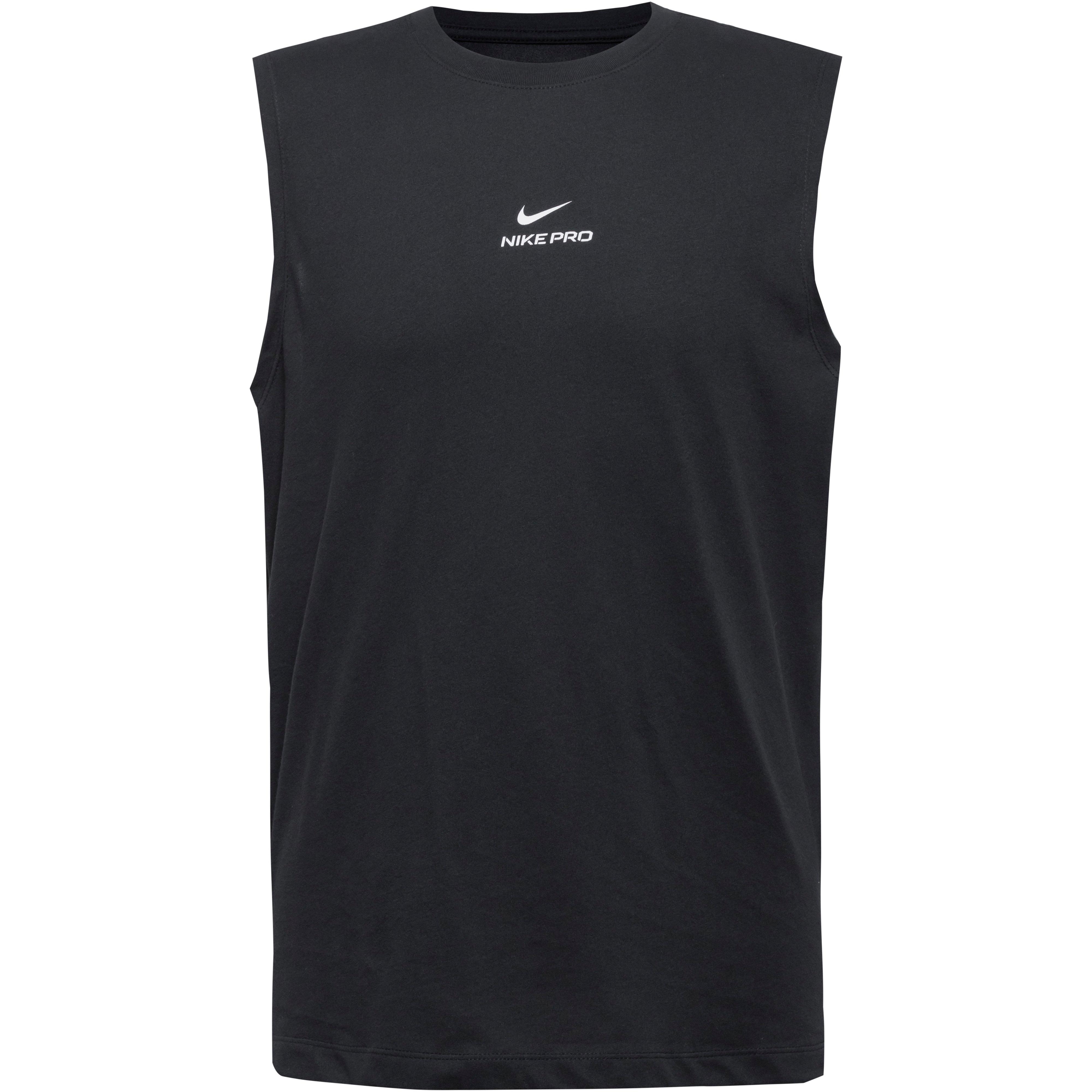 Nike Funktionstank Dri-Fit Baumwolle-Polyester Schwarz