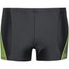 ENERGETICS PORT TRUNKS III B Badehose Jungen - black-aop-olive ligh