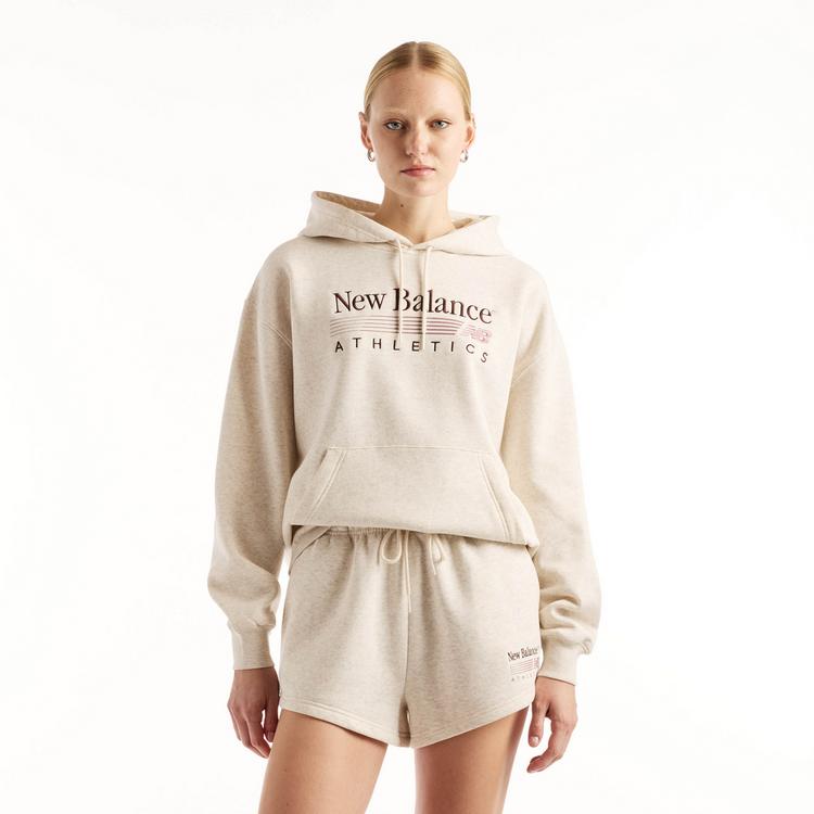 NEW BALANCE NEW BALANCE Hoodie Damen - linen heather - 0 | SportScheck