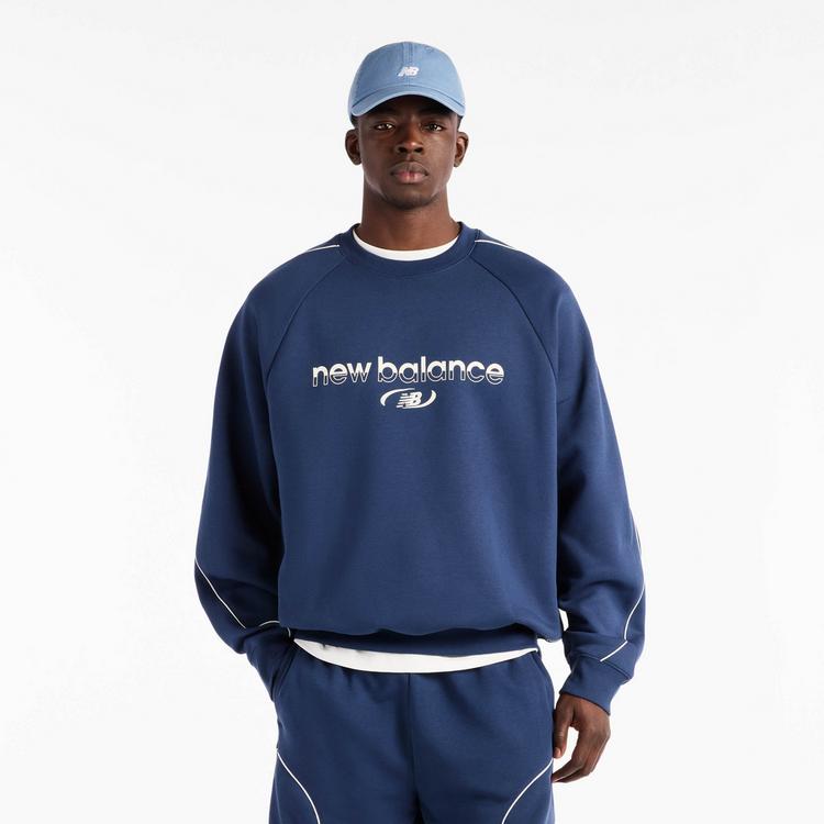 NEW BALANCE NEW BALANCE Trackside Sweatshirt Herren - nb navy - 0 | SportScheck