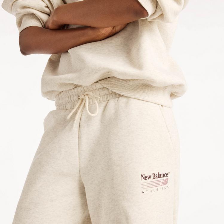 NEW BALANCE NEW BALANCE Sweatshirt Damen - beige - 3 | SportScheck