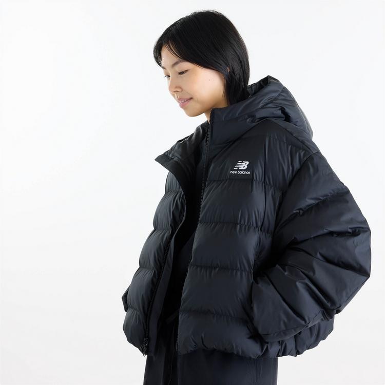 NEW BALANCE NEW BALANCE Boston Kapuzenjacke Damen - black - 3 | SportScheck