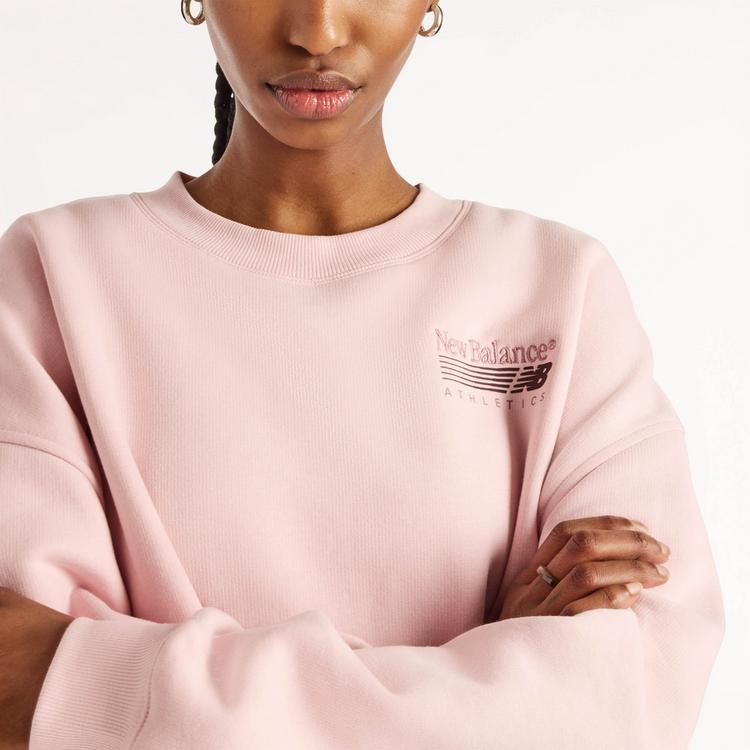 NEW BALANCE NEW BALANCE Sweatshirt Damen - pink chalk - 3 | SportScheck
