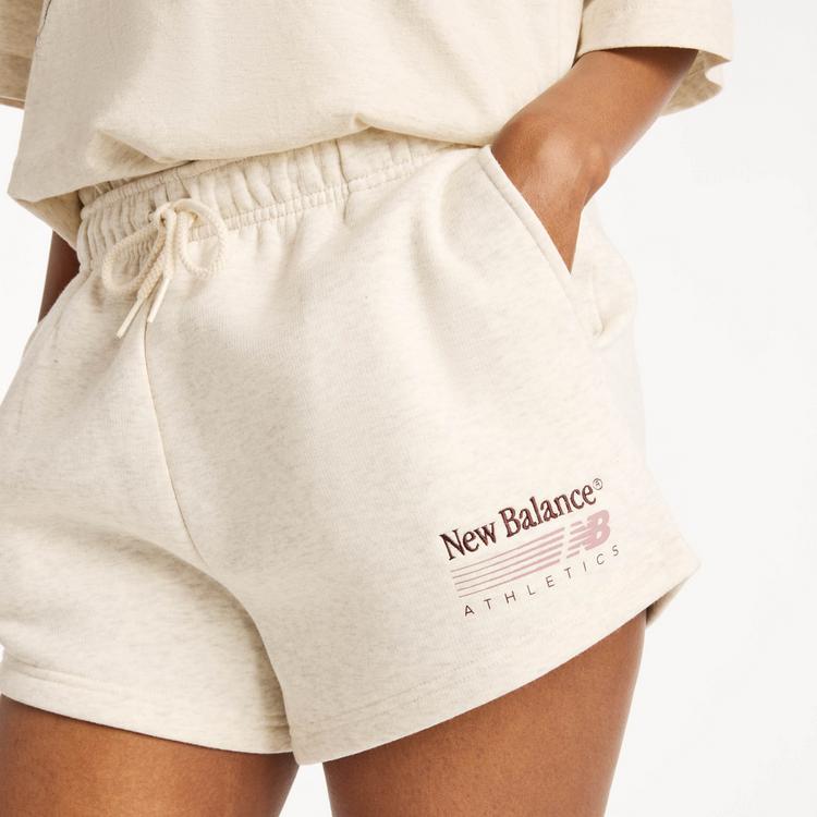 NEW BALANCE NEW BALANCE Sweatshorts Herren - linen heather - 3 | SportScheck