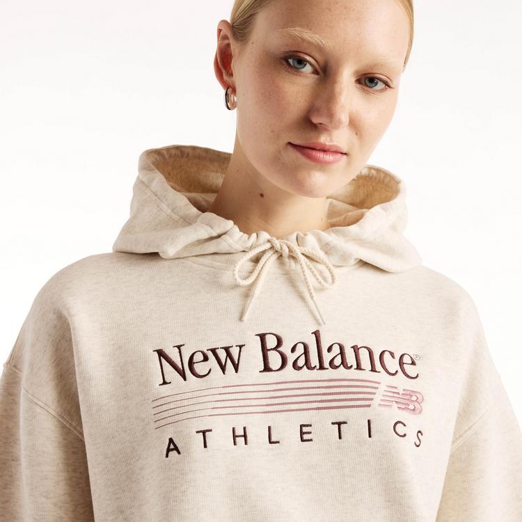 NEW BALANCE NEW BALANCE Hoodie Damen - linen heather - 3 | SportScheck