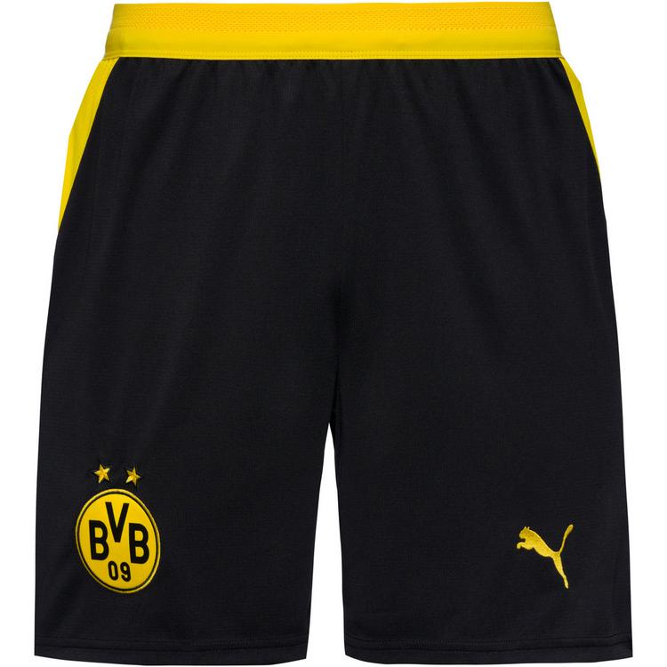 PUMA PUMA Borussia Dortmund Fu&szlig;ballshorts Herren - puma black-faster yellow - 0 | SportScheck