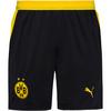 PUMA Borussia Dortmund Fu&szlig;ballshorts Kinder - puma black-faster yellow