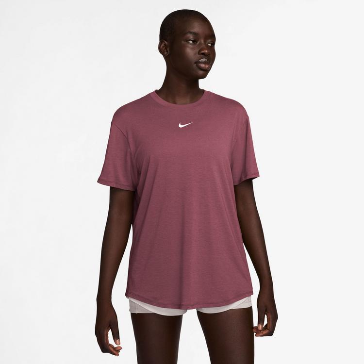 Nike Nike ONE RELAXED DRI-FIT Funktionsshirt Damen - pink smoke-white - 0 | SportScheck