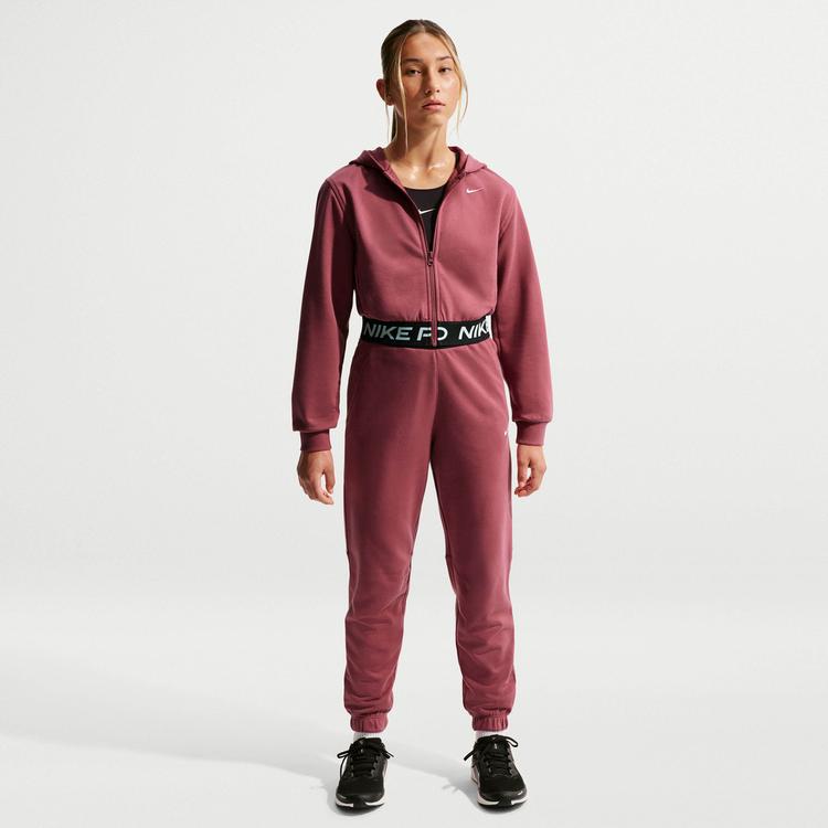 Nike Nike PRO DRI-FIT Trainingsjacke M&auml;dchen - pink smoke-pink smoke-black-white - 0 | SportScheck