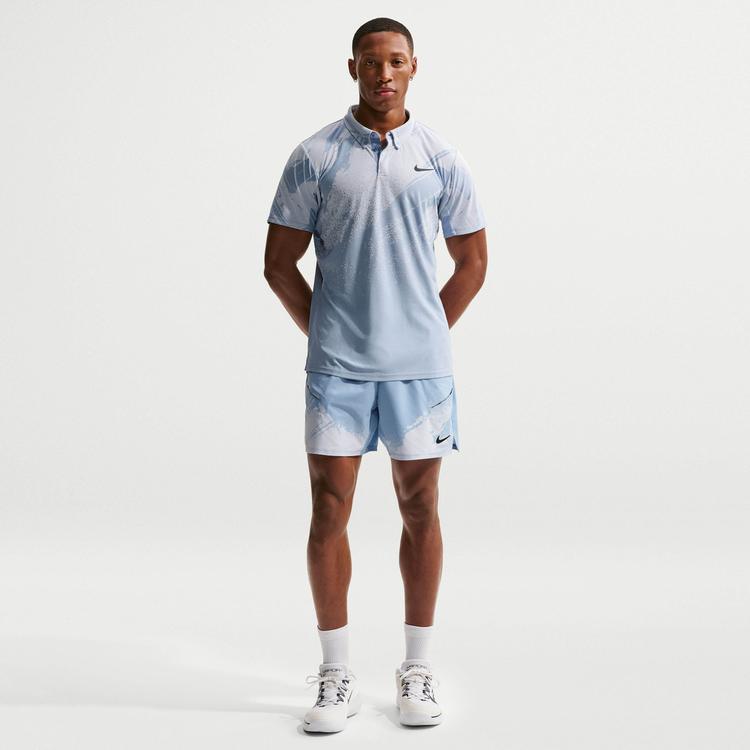 Nike Nike Tennisshorts Herren - work blue-hydrogen blue-black - 0 | SportScheck