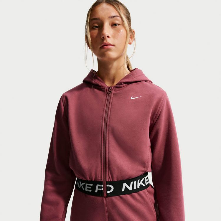 Nike Nike PRO DRI-FIT Trainingsjacke M&auml;dchen - pink smoke-pink smoke-black-white - 2 | SportScheck