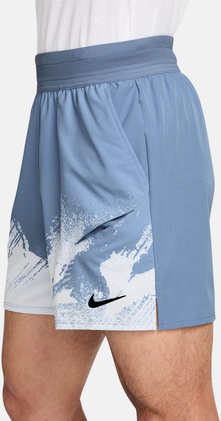 Nike Nike Tennisshorts Herren - work blue-hydrogen blue-black - 2 | SportScheck