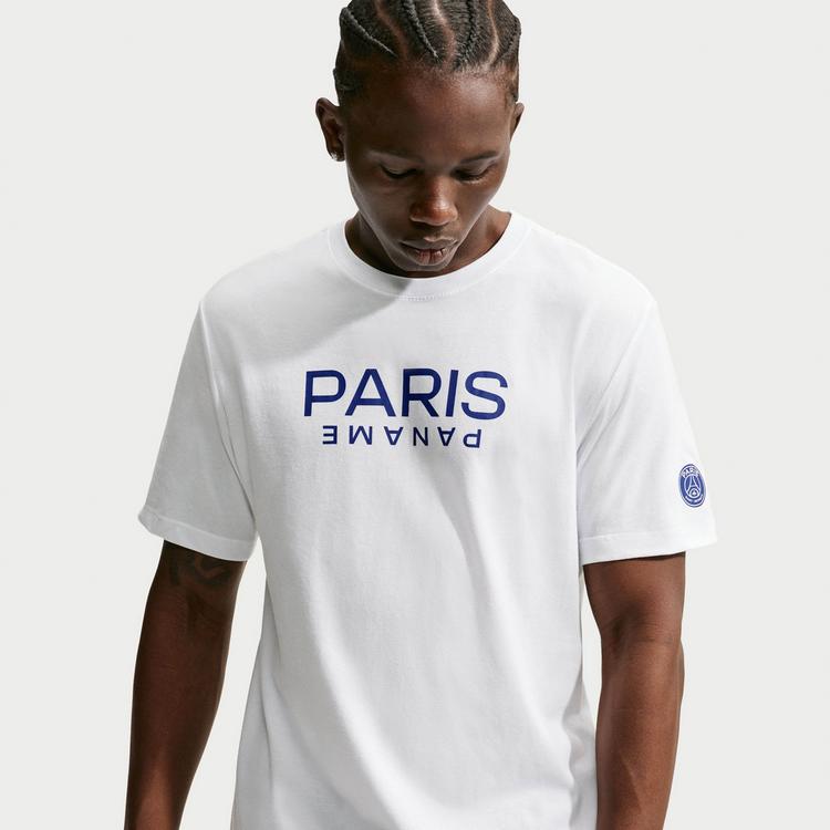 Nike Nike PARIS SAINT-GERMAIN CITY T-Shirt Herren - white-old royal - 2 | SportScheck