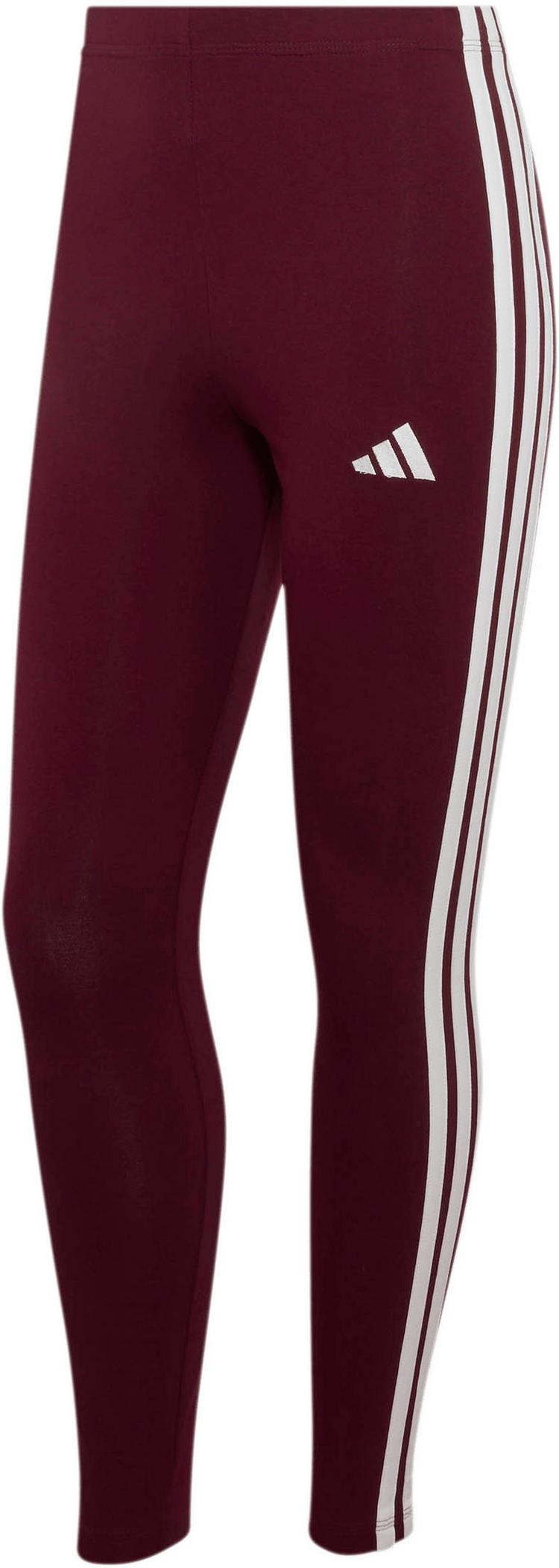 adidas adidas 3S Tights Damen - maroon-white - 0 | SportScheck