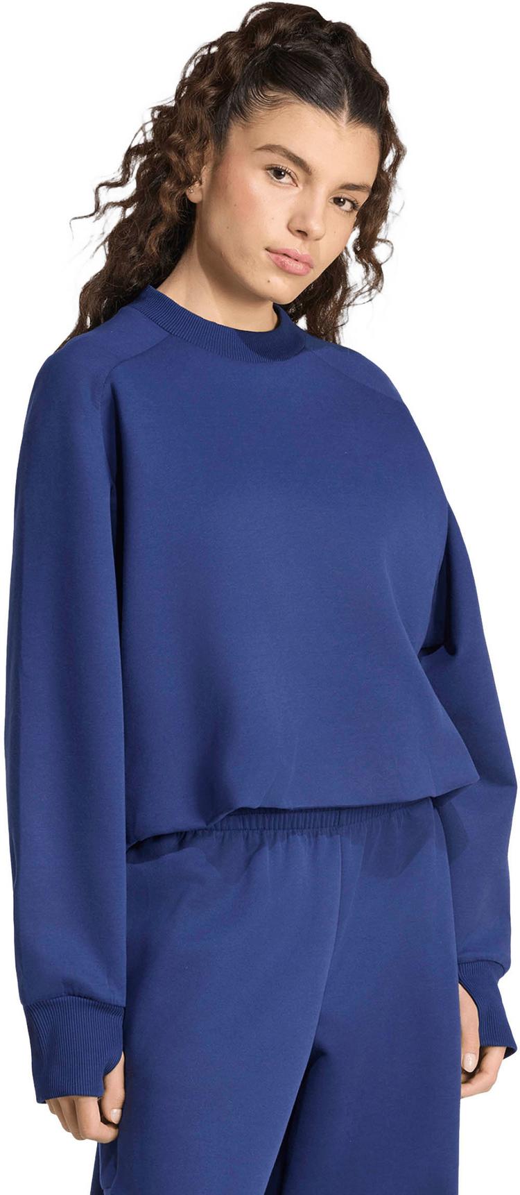 adidas adidas Soft Lux Sweatshirt Damen - darkblue - 0 | SportScheck