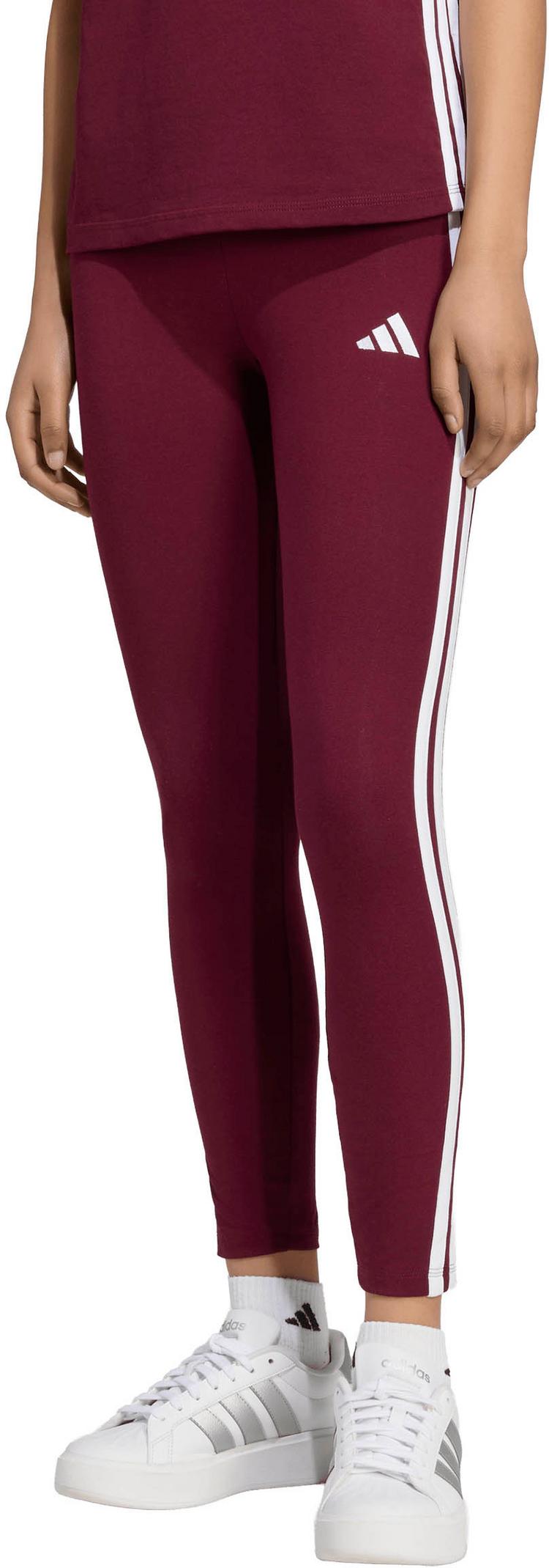 adidas adidas 3S Tights Damen - maroon-white - 0 | SportScheck