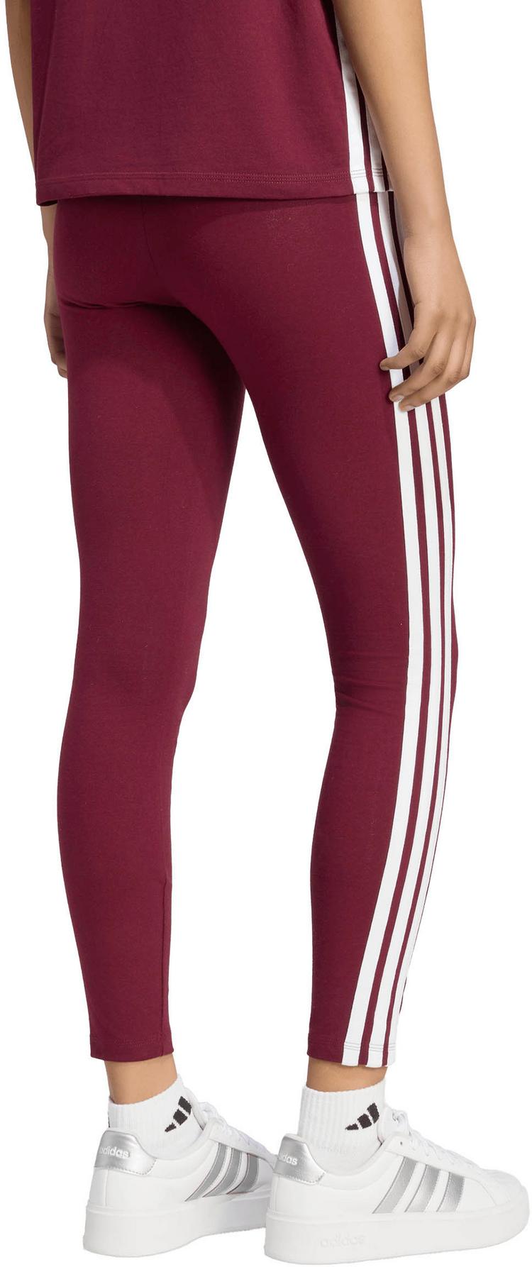 adidas adidas 3S Tights Damen - maroon-white - 1 | SportScheck