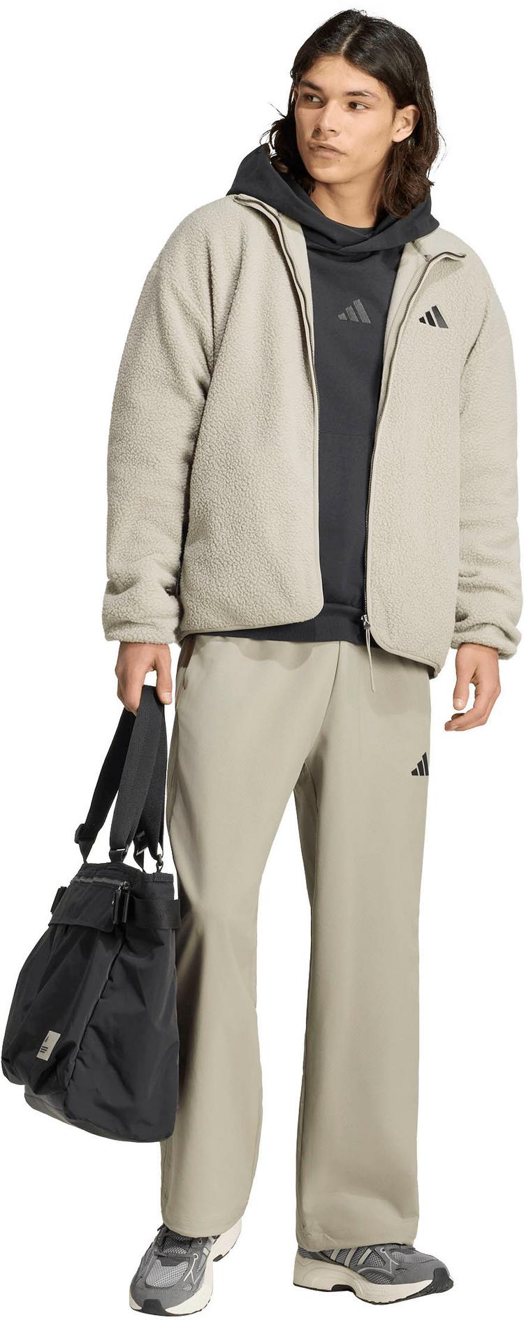 adidas adidas City Tech Fleecejacke Herren - silver pebble - 2 | SportScheck