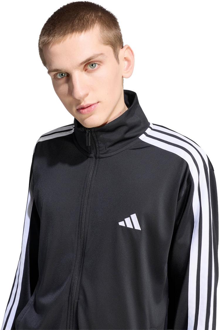 adidas adidas 3S Trainingsanzug Herren - black-white - 3 | SportScheck