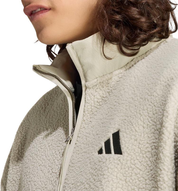 adidas adidas City Tech Fleecejacke Herren - silver pebble - 3 | SportScheck