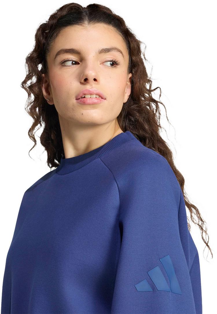 adidas adidas Soft Lux Sweatshirt Damen - darkblue - 3 | SportScheck