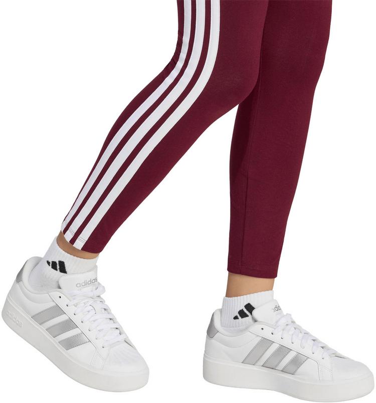 adidas adidas 3S Tights Damen - maroon-white - 4 | SportScheck