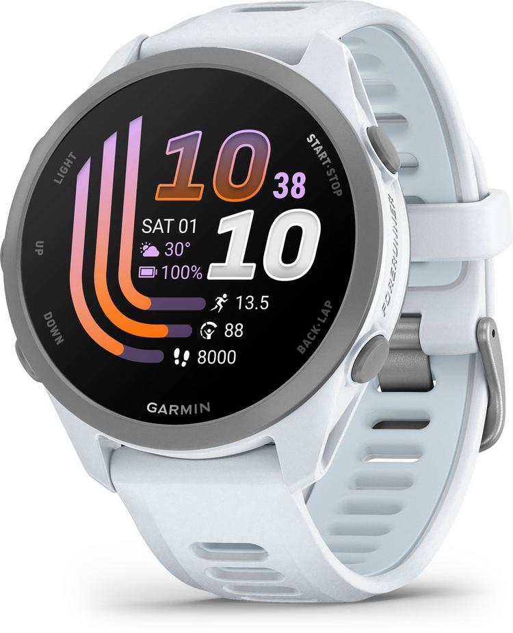 Garmin Garmin Forerunner 170 Sportuhr - steinweiss-pudergrau - 0 | SportScheck