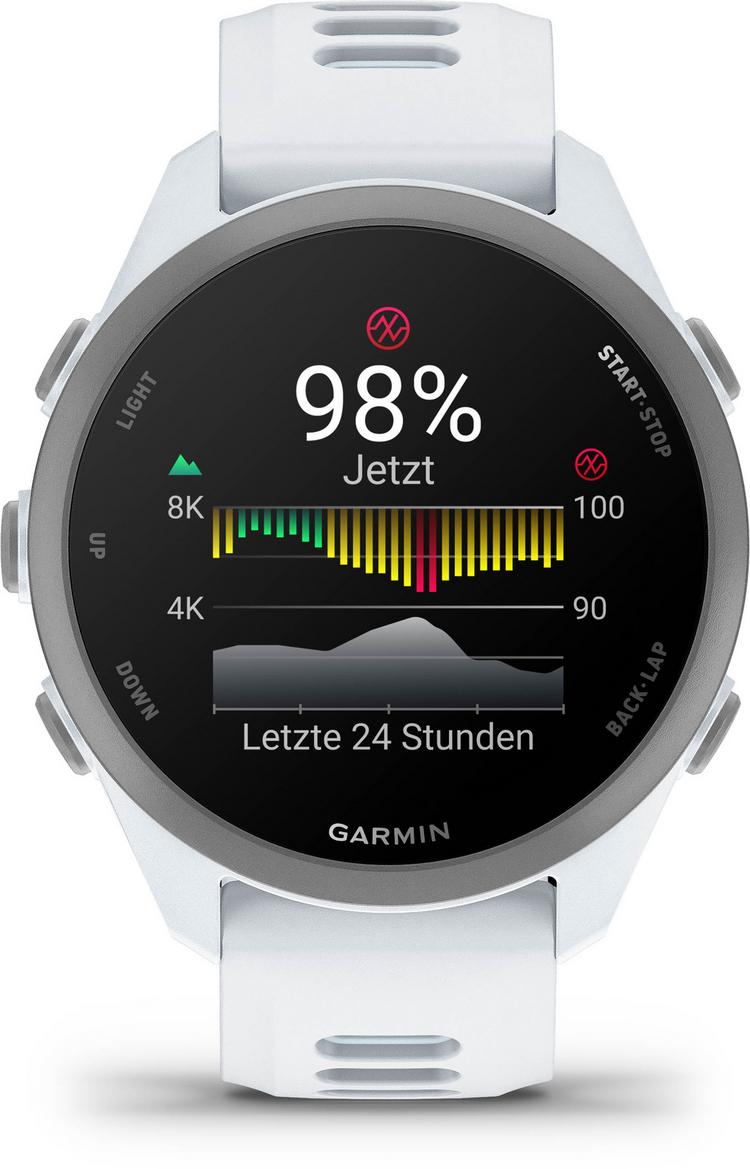 Garmin Garmin Forerunner 170 Music Sportuhr - steinweiss-pudergrau - 5 | SportScheck