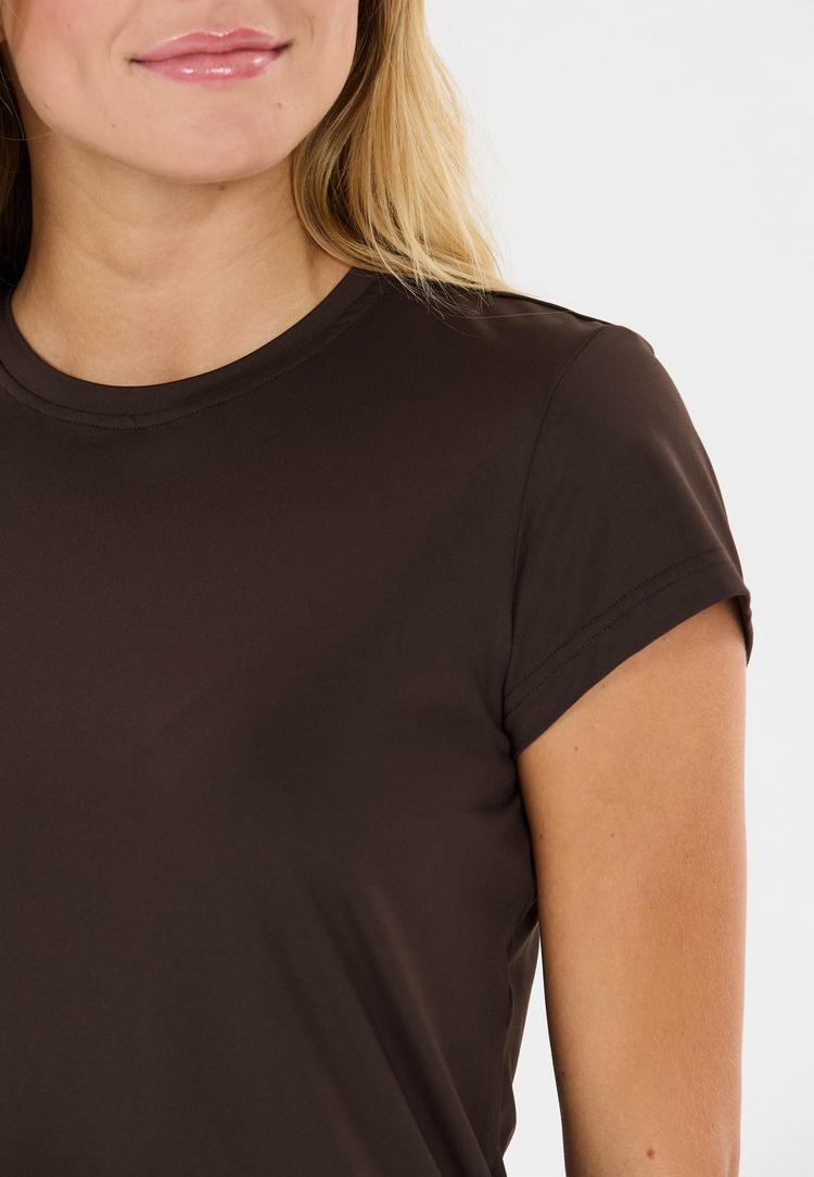 Athlecia Athlecia Almi Funktionsshirt Damen - chocolate torte - 3 | SportScheck