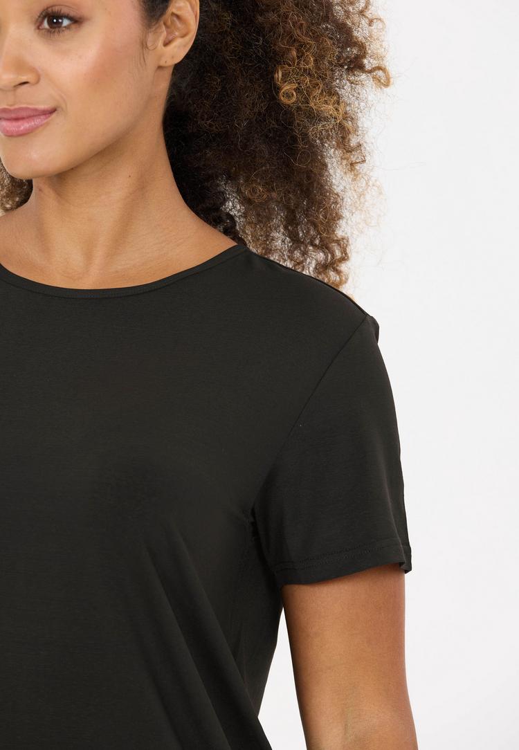 Athlecia Athlecia Lizzy T-Shirt Damen - black melange - 4 | SportScheck