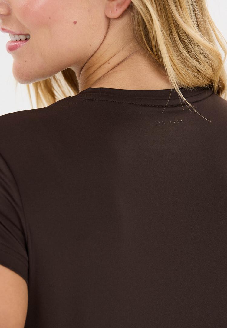 Athlecia Athlecia Almi Funktionsshirt Damen - chocolate torte - 4 | SportScheck