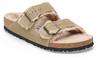 Birkenstock Arizona Shearling Sandalen Damen - taupe
