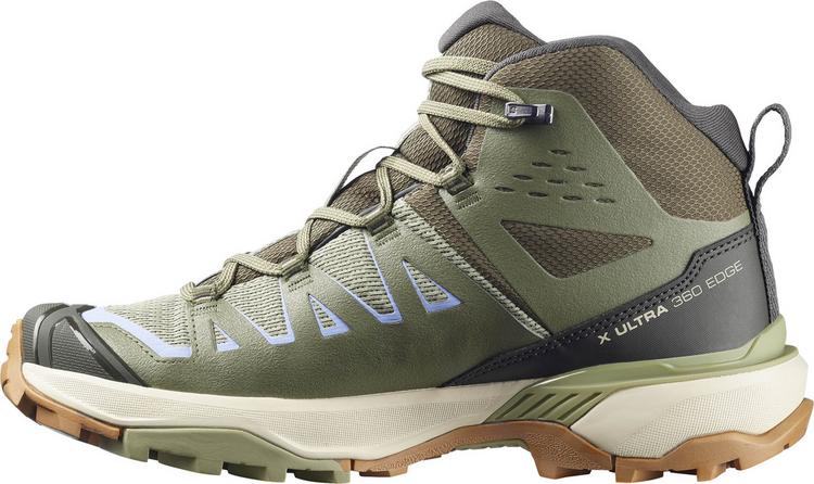 Salomon Salomon X ULTRA 360 EDGE MID Wanderschuhe Damen - tea-deep lichen green-brunnera blue - 0 | SportScheck