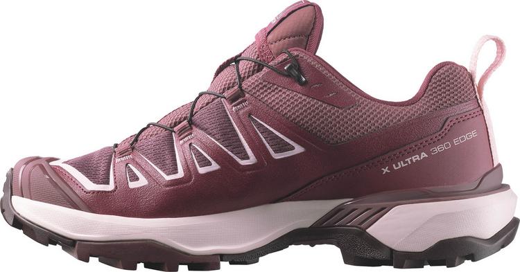 Salomon Salomon X ULTRA 360 EDGE Wanderschuhe Damen - huckleberry-maroon banner-icy pink - 0 | SportScheck