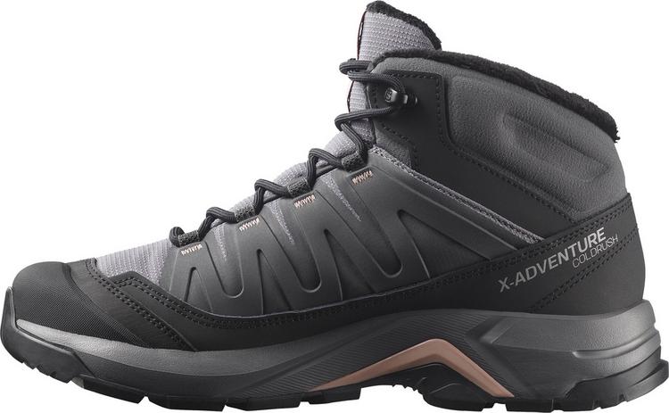 Salomon Salomon X-ADVENTURE COLDRUSH WP Winterschuhe Damen - castlerock-black-shadow gray - 0 | SportScheck