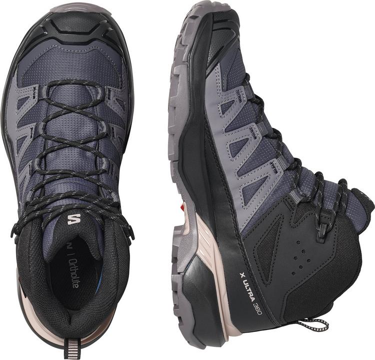 Salomon Salomon X ULTRA 360 MID Wanderschuhe Damen - nine iron-excalibur-shadow gray - 0 | SportScheck