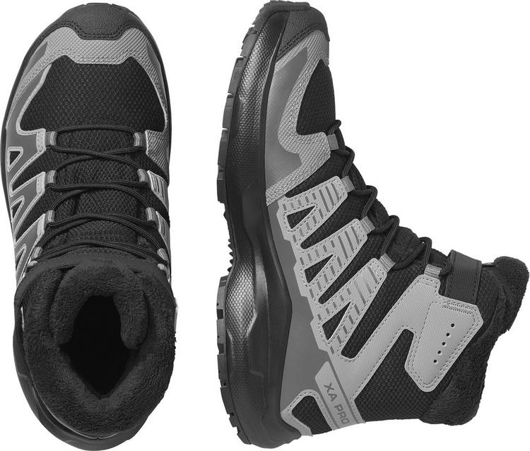Salomon Salomon XA PRO WINTER WP Winterschuhe Kinder - black-castlerock-cloudburst - 0 | SportScheck