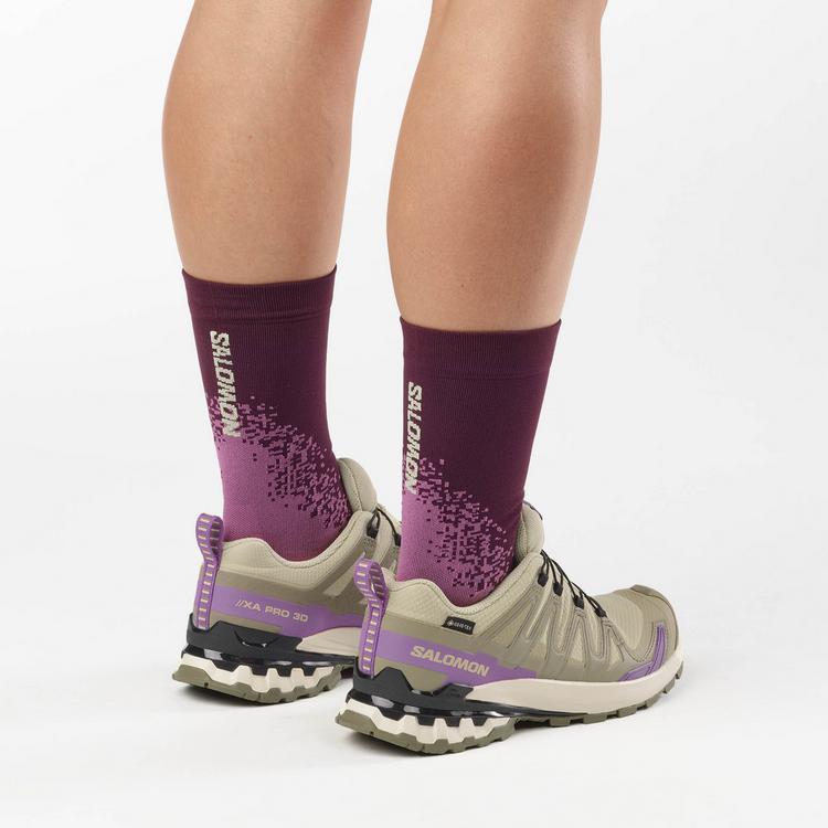 Salomon Salomon XA PRO 3D V9 Multifunktionsschuhe Damen - bog-aloe-concord grape - 0 | SportScheck