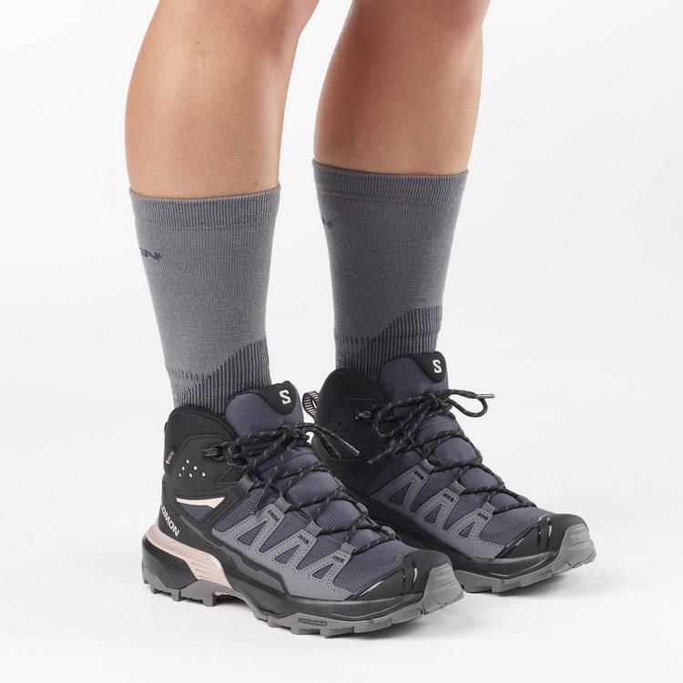 Salomon Salomon X ULTRA 360 MID Wanderschuhe Damen - nine iron-excalibur-shadow gray - 0 | SportScheck