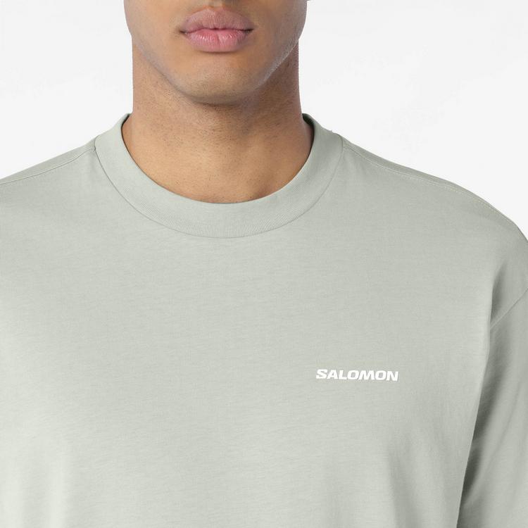 Salomon Salomon LOGO T-Shirt Herren - wrought iron - 2 | SportScheck