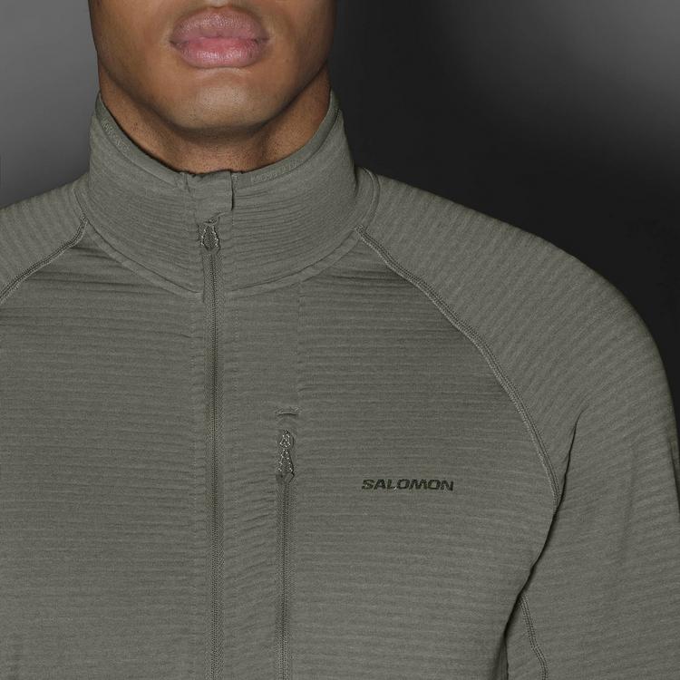 Salomon Salomon ESSENTIAL LIGHTWARM Fleecejacke Herren - castor gray - 3 | SportScheck