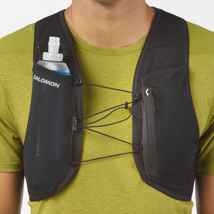 Salomon Salomon HYDRA ACCESS VEST 4 ONE FLASK Trinkrucksack - black - 3 | SportScheck
