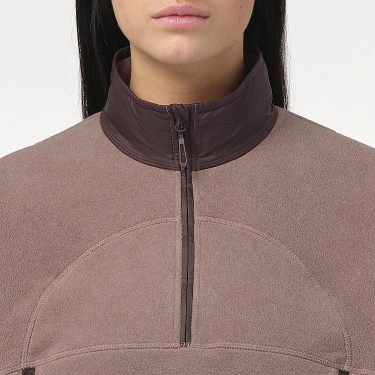 Salomon Salomon CHROMA CROP Fleeceshirt Damen - antler - 4 | SportScheck