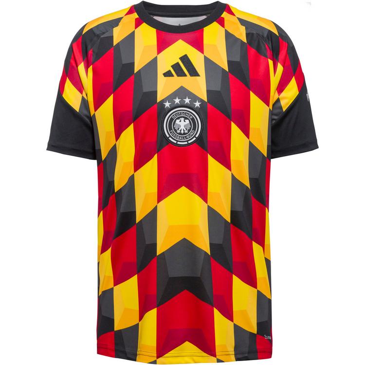 adidas adidas DFB DEUTSCHLAND WM 2026 PRE-MATCH HEIM T-Shirt Herren - black-tmyell - 0 | SportScheck