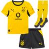 PUMA Borussia Dortmund 26-27 Heim Minikit Teamtrikot Kinder - faster yellow-puma black