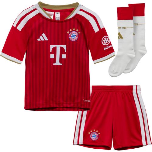 adidas FC Bayern M&uuml;nchen 26-27 Heim Mini Teamtrikot Kinder