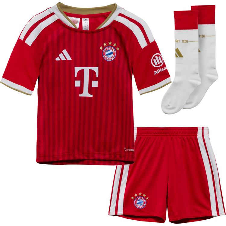 adidas adidas FC Bayern M&uuml;nchen 26-27 Heim Mini Teamtrikot Kinder - betsca-white - 0 | SportScheck