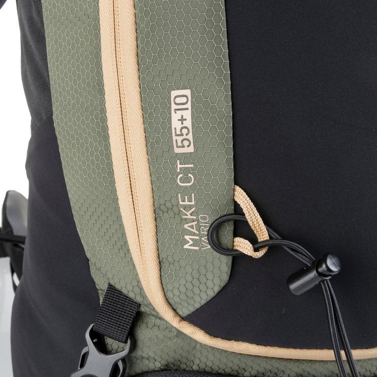 McKinley McKinley Make II CT 55+10 Vario Trekkingrucksack - olive dark-black nig - 0 | SportScheck