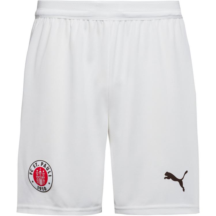 PUMA PUMA FC St. Pauli Fu&szlig;ballshorts Herren - puma white-espresso brown - 0 | SportScheck